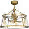 Quoizel Barlow Fan Light 4 Lights Weathered Brass BAW3122WS - alternate 3